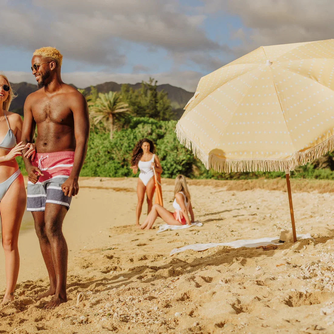 Summerland 6.5 ft. Portable Beach Umbrella